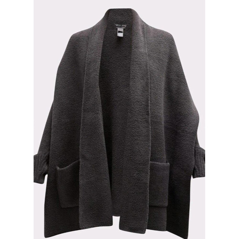 Barefoot Dreams CozyChic Blanket Wrap Womens One Size Carbon Gray